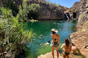 Swimming at Maguk in Kakadu